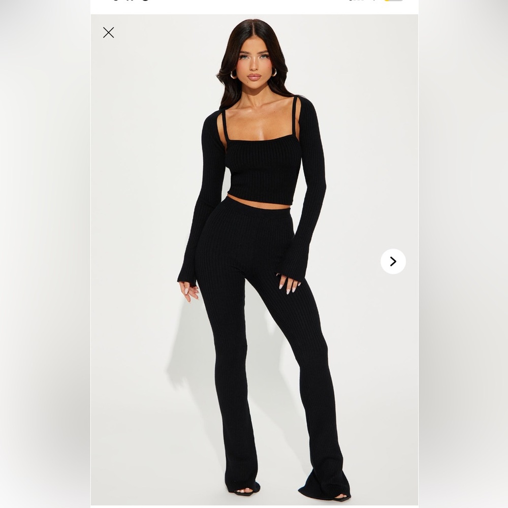 Fashion Nova 3 Piece Sweater Set